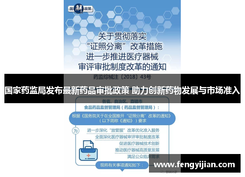 国家药监局发布最新药品审批政策 助力创新药物发展与市场准入